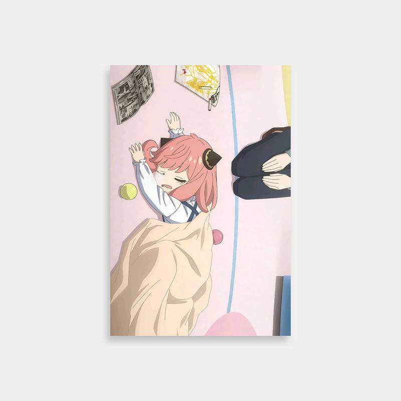 Anya Forger Bedroom Scene Poster - Spy x Family Anime Decor