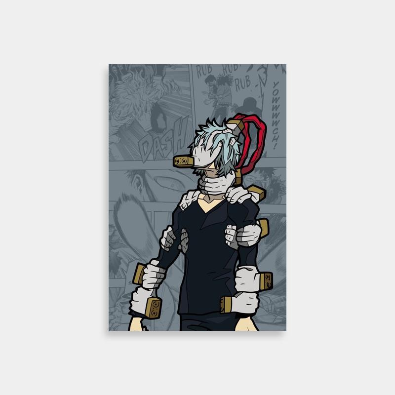 Tomura Shigaraki My Hero Academia Poster - Intense Arms Crossed Pose