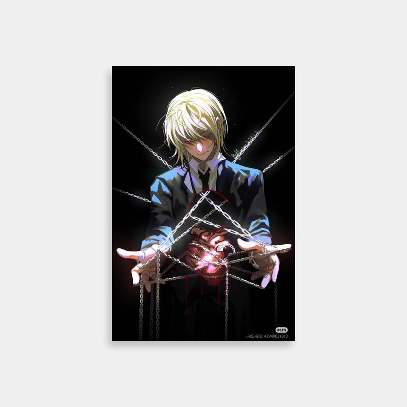 Kurapika Hunter x Hunter Anime Poster - Blonde Hair Character
