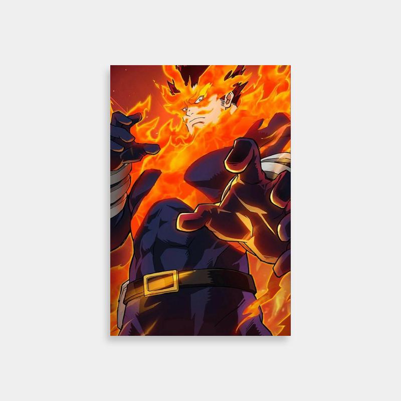 Endeavor Anime Poster - Blazing My Hero Academia Wall Art