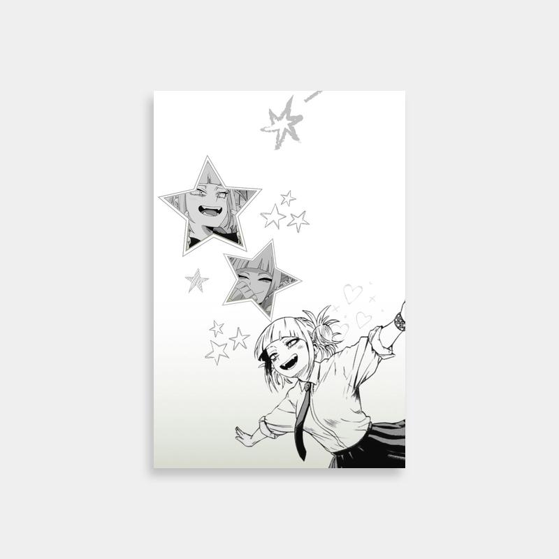 Himiko Toga Flying Anime Poster - My Hero Academia