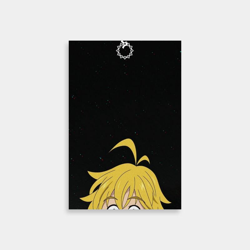 Meliodas Seven Deadly Sins Starry Night Anime Poster