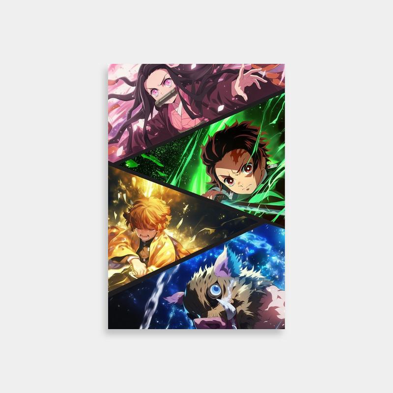 Inosuke Hashibira Demon Slayer Group Poster
