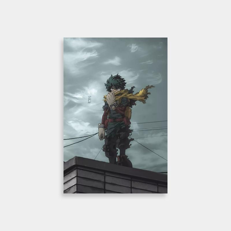 Izuku Midoriya My Hero Academia Poster - Skyline Hero Art