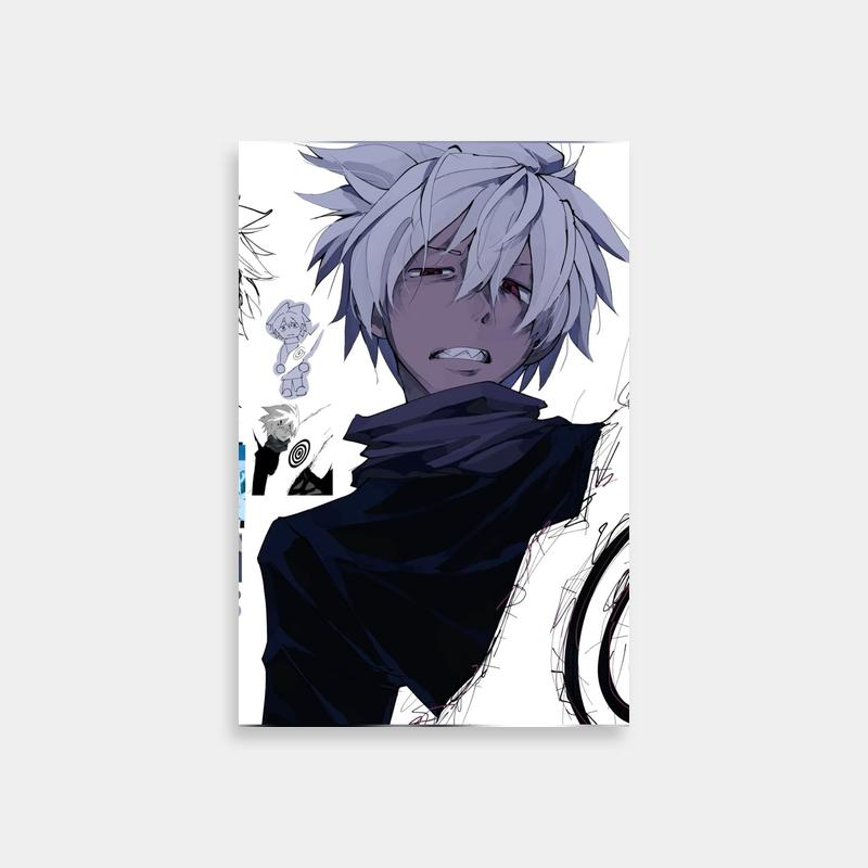 Soul Evans White Hair Poster - Soul Eater Anime Art