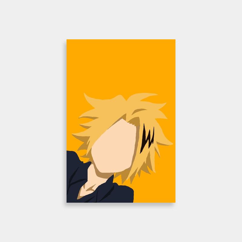 Denki Kaminari My Hero Academia Poster - Blonde Hair Anime Character