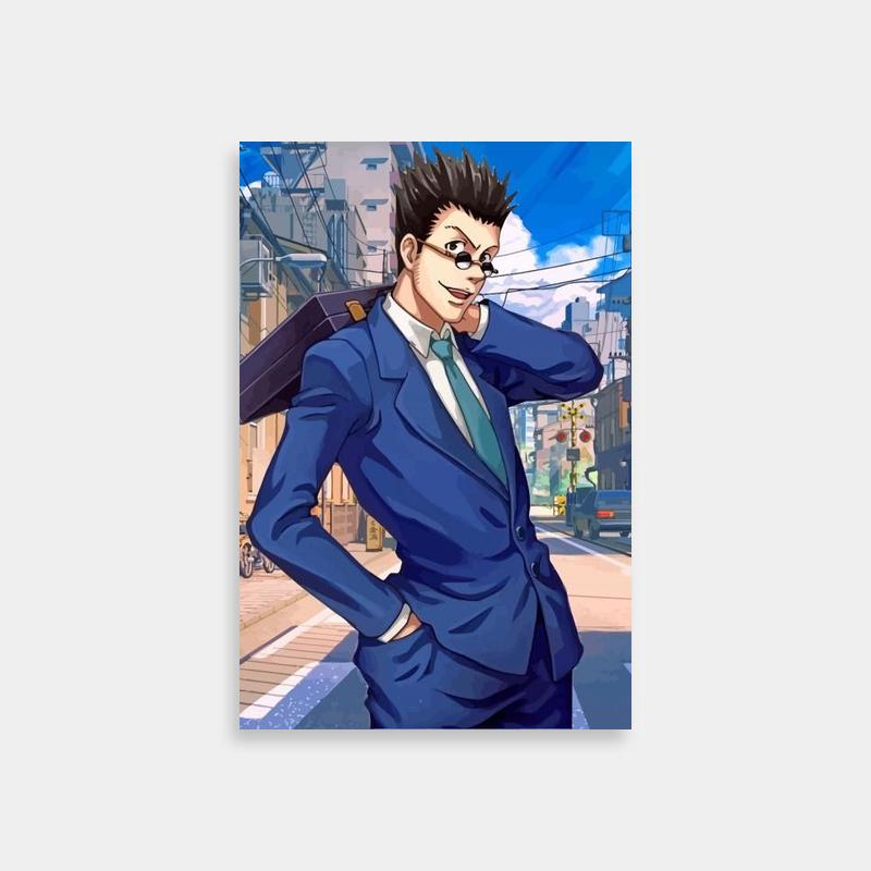 Leorio Paradinight Hunter x Hunter Poster - Stylish Suit Art