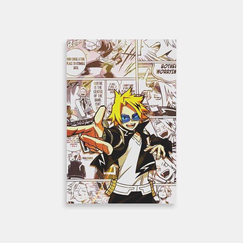 Denki Kaminari My Hero Academia Action Poster