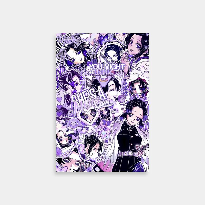 Shinobu Kocho Group Poster - Demon Slayer Characters Art
