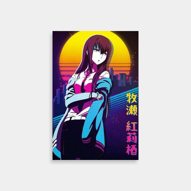Itaru Hashida Steins;Gate Sunset Cityscape Poster