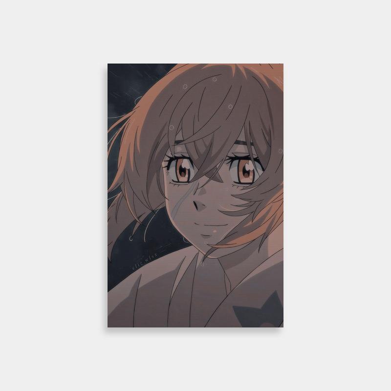 Hinata Tachibana Tokyo Revengers Poster - Blonde Hair Anime Character Art