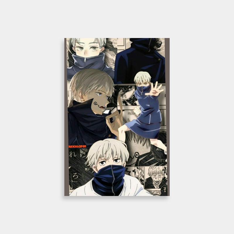 Toge Inumaki Jujutsu Kaisen Poster - Anime Characters with Bandannas