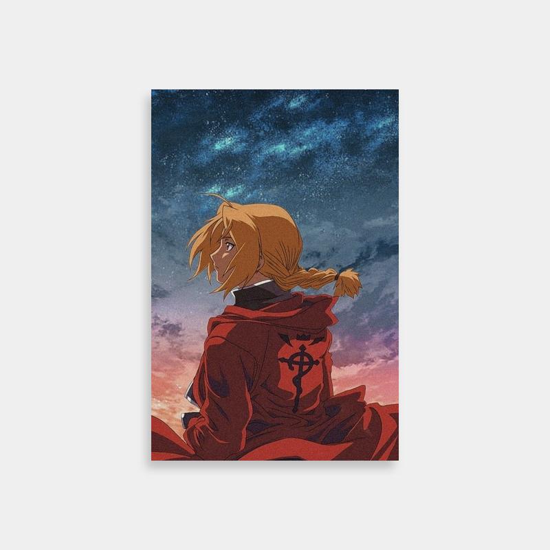 Edward Elric Fullmetal Alchemist Wall Art Poster