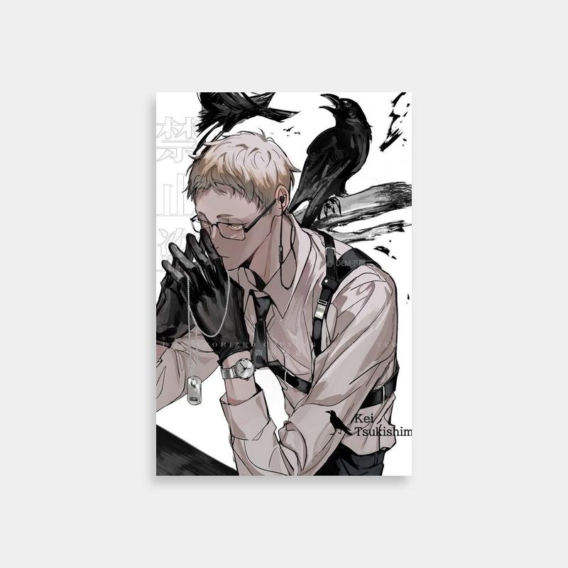 Kei Akira Surreal Art - Man with Birds on Head
