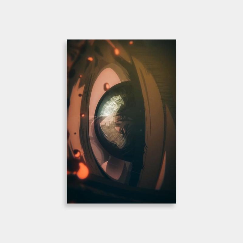 Attack on Titan Car Mirror Art Print