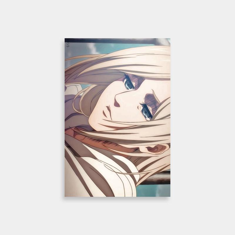 Annie Leonhart Gazing Poster - Attack on Titan Wall Art