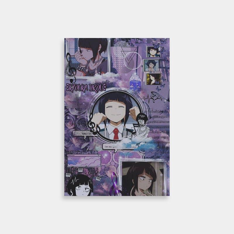 Kyoka Jiro Anime Characters Poster - Purple & Blue Wall Art