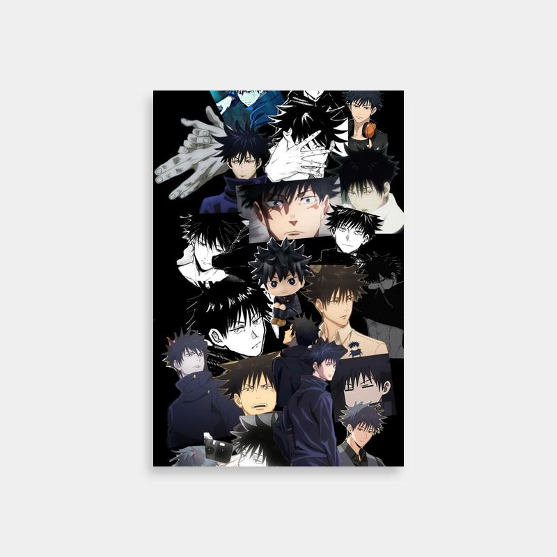 Megumi Fushiguro Jujutsu Kaisen Group Poster - Anime Character Collection