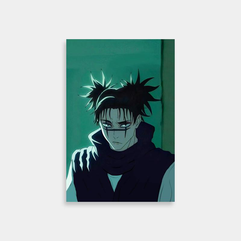 Choso Jujutsu Kaisen Poster - Black Hair & Piercing Anime Art