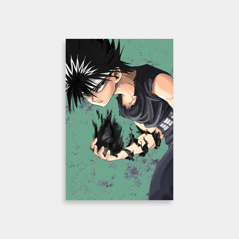 Hiei Yu Yu Hakusho Poster - Mysterious Black-Haired Character