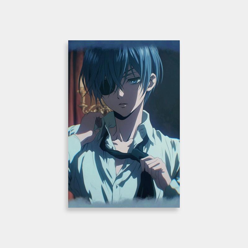 Black Butler Ciel Phantomhive Water Scene Anime Poster