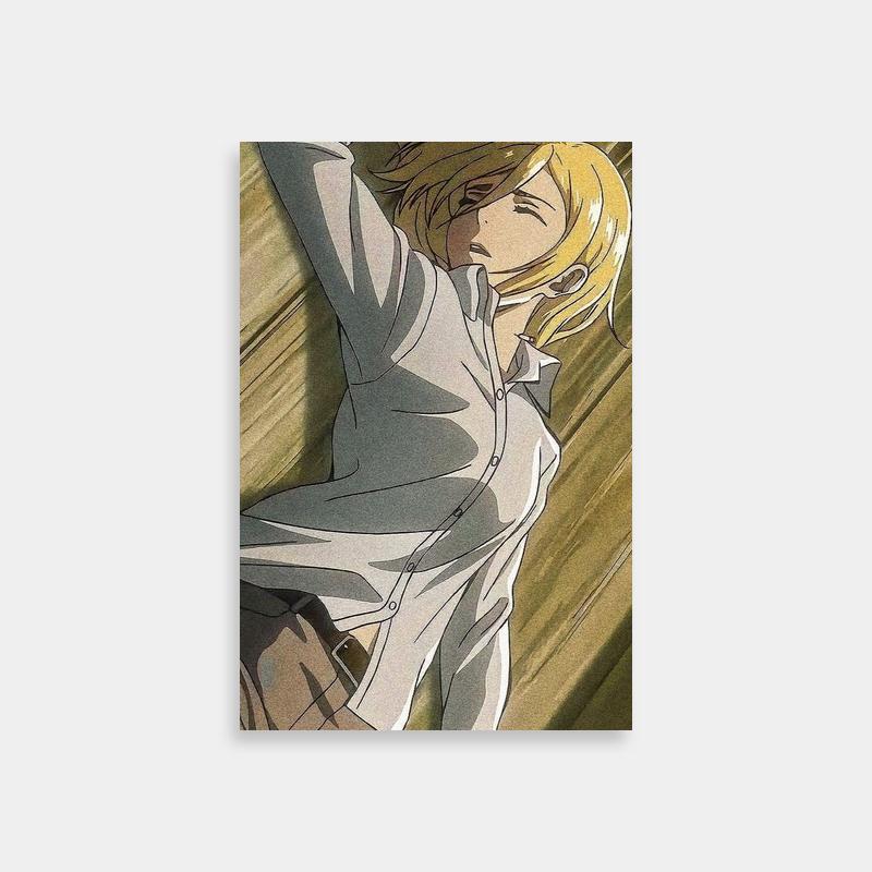 Historia Reiss Attack on Titan Poster - Anime Character Raising Arms