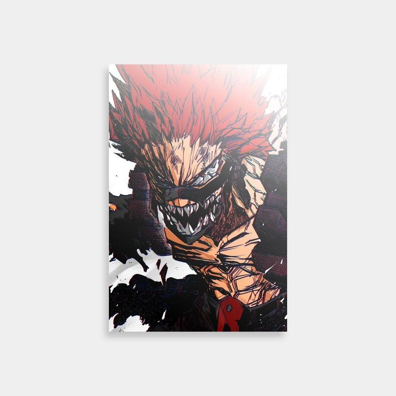 Eijiro Kirishima My Hero Academia Poster - Monster Face Cell Art