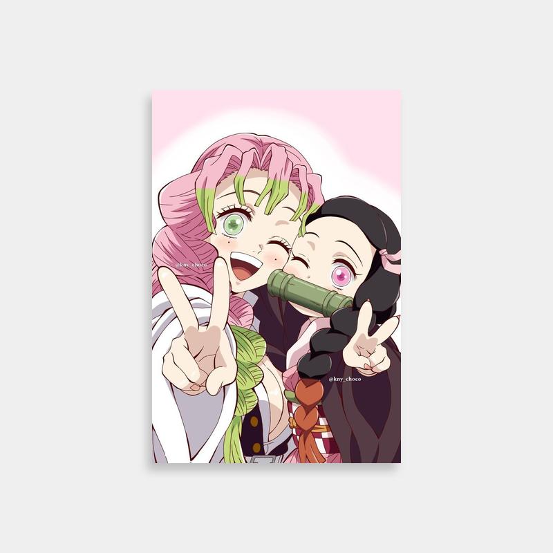 Nezuko and Mitsuri Kanroji Poster