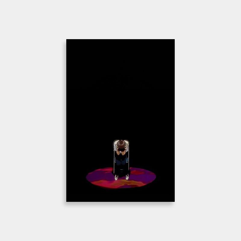 Shinji Ikari Neon Genesis Evangelion Poster - Sad Anime Character