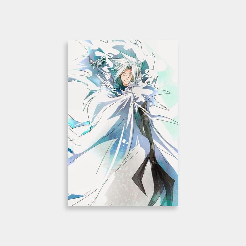 Allen Walker D Gray Man Anime Poster - White Hair & Blue Eyes Character Art