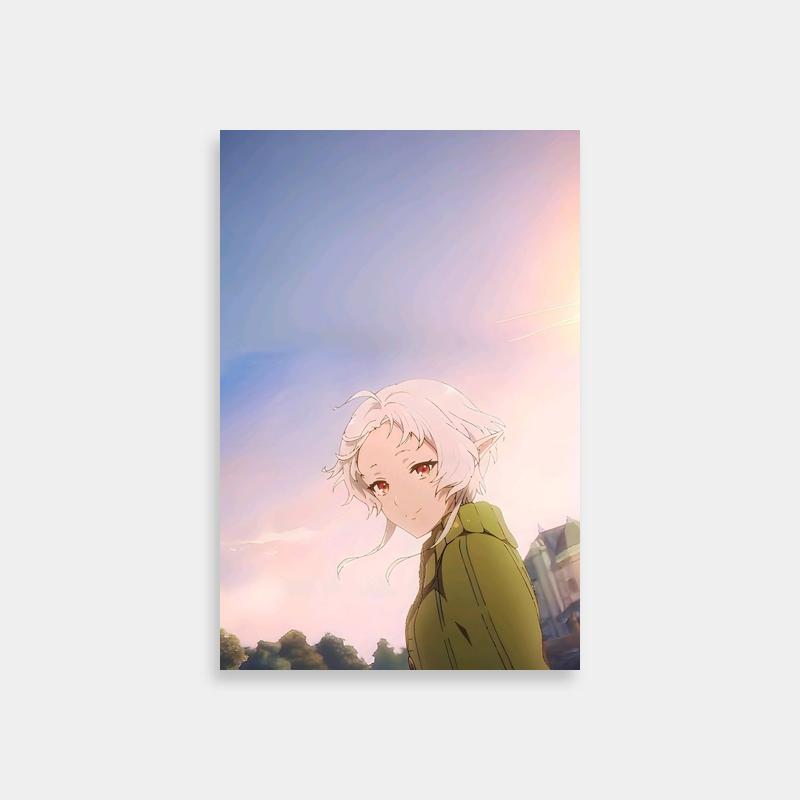 Sylphiette Mushoku Tensei Anime Art - White Hair Character