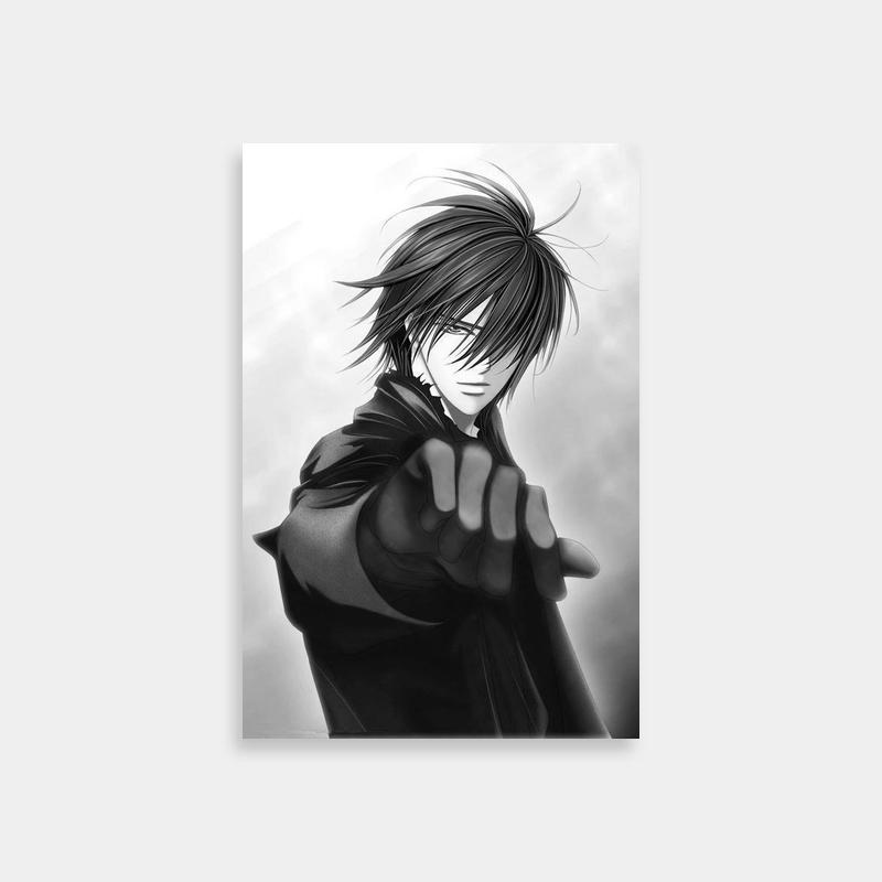 Ren Tsuruga Skip Beat Anime Poster - Black Hair Character Pointing Finger