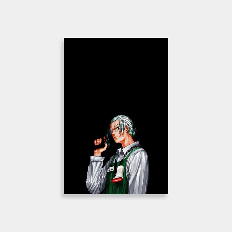 Taro Sakamoto Call Poster - Sakamoto Days Anime Art