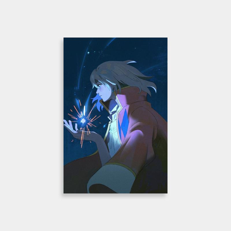 Howl Jenkins Pendragon Sparkler Art - Howl's Moving Castle Poster