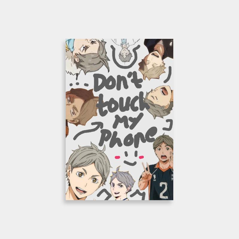 Sugawara Koushi Haikyuu Poster - Don't Touch My Anime Art