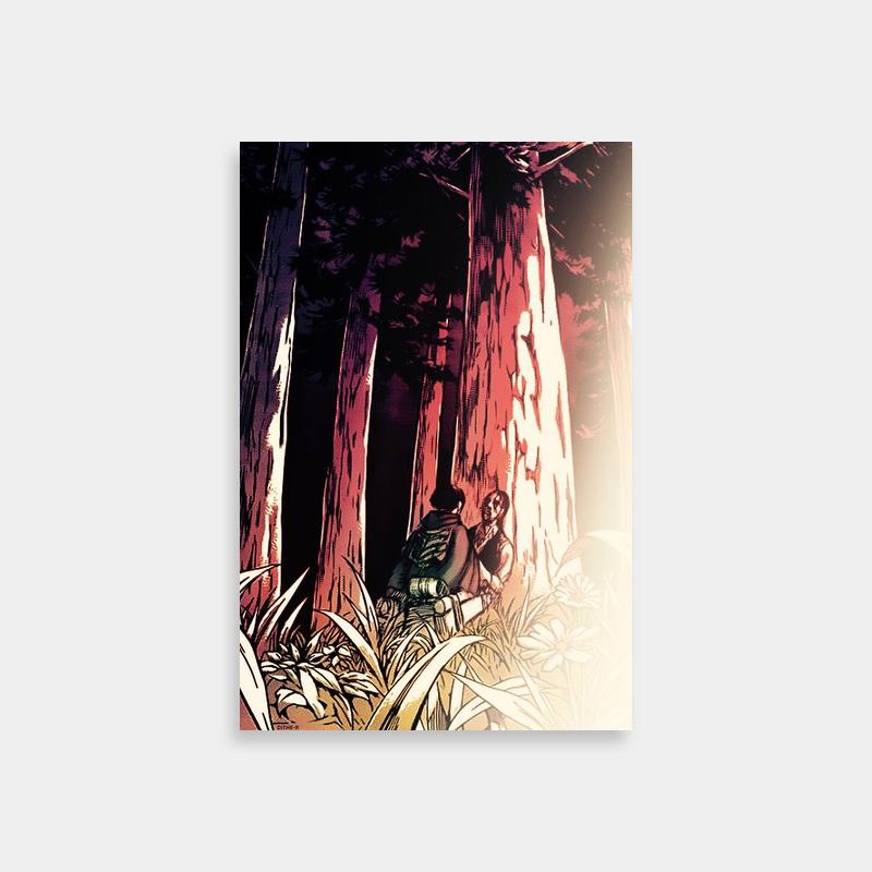 Kenny Ackerman Attack on Titan Poster - Man in Woods Gazing at Trees