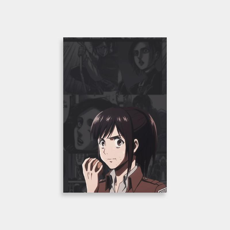 Sasha Braus Attack on Titan Poster - Long-Haired Anime Character