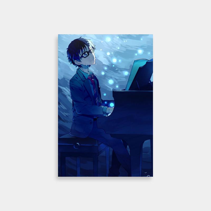 Kousei Arima Piano Scene Your Lie in April Poster