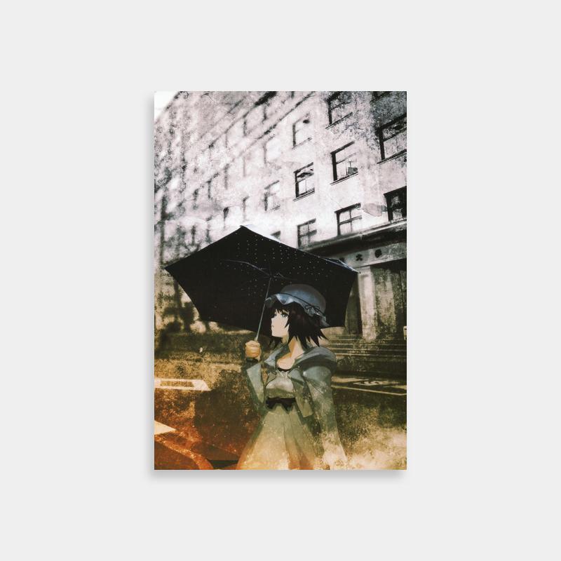Mayuri Shiina Steins;Gate Umbrella Scene Poster