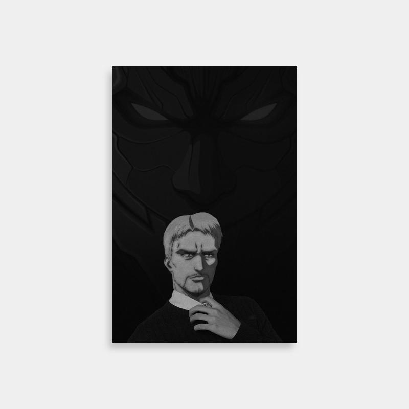 Reiner Braun Batman Inspired Attack on Titan Poster