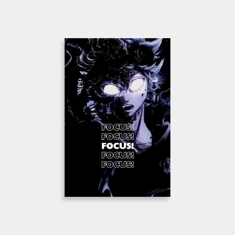 Asta Focus Anime Wall Art Black Clover
