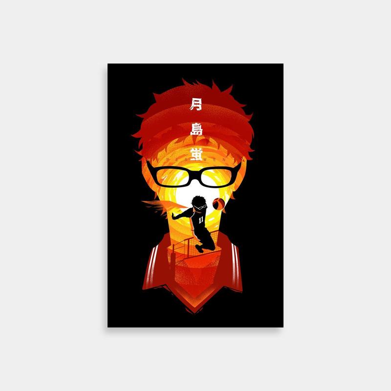 Cool Kei Tsukishima Anime Poster - Akira Collection - Boy Character Art