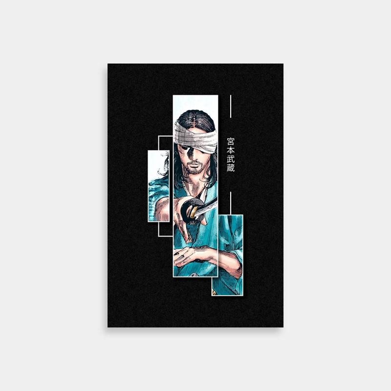 Miyamoto Musashi Vagabond Poster - Samurai Art Print