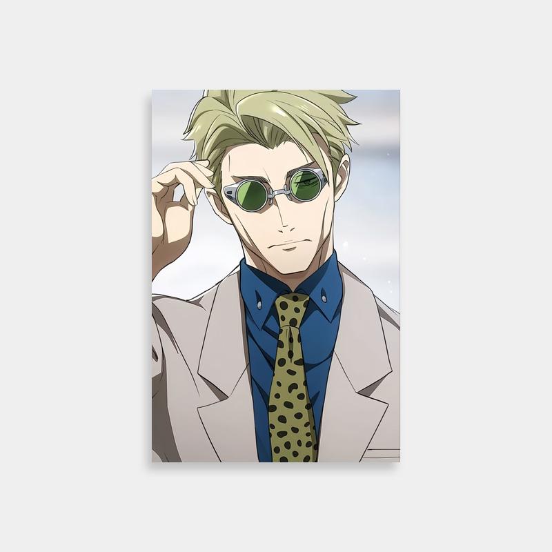 Kento Nanami Jujutsu Kaisen Wall Art - Sunglasses & Polka Dot Tie