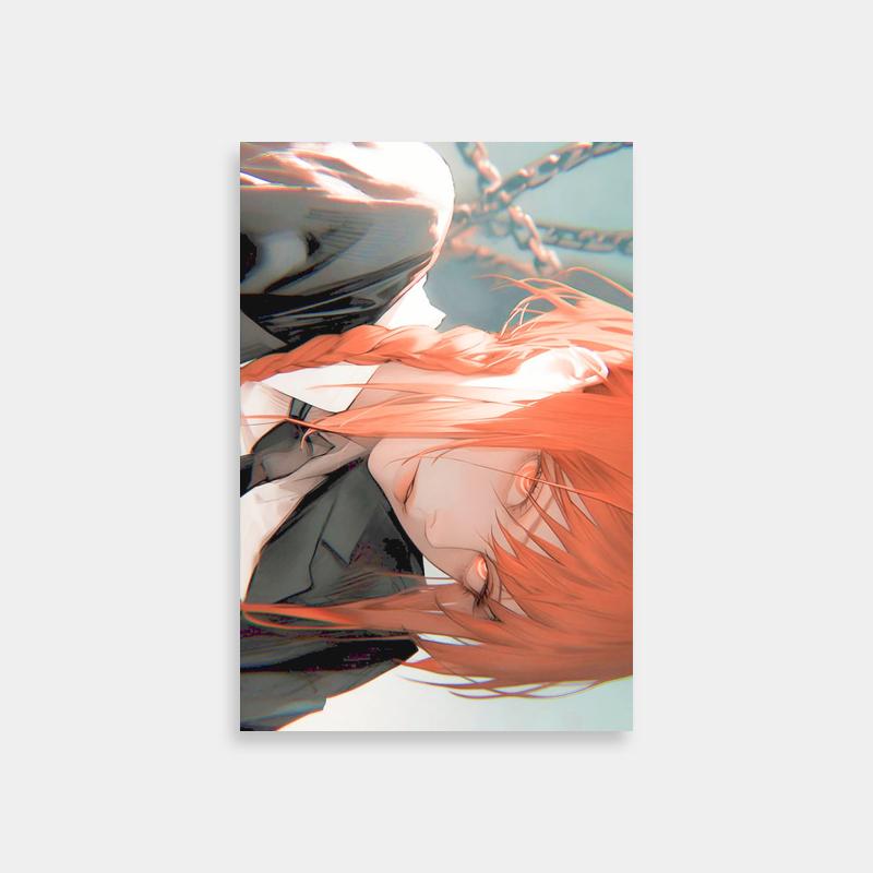 Makima Chainsaw Man Fan Art Poster - Aesthetic Digital Drawing