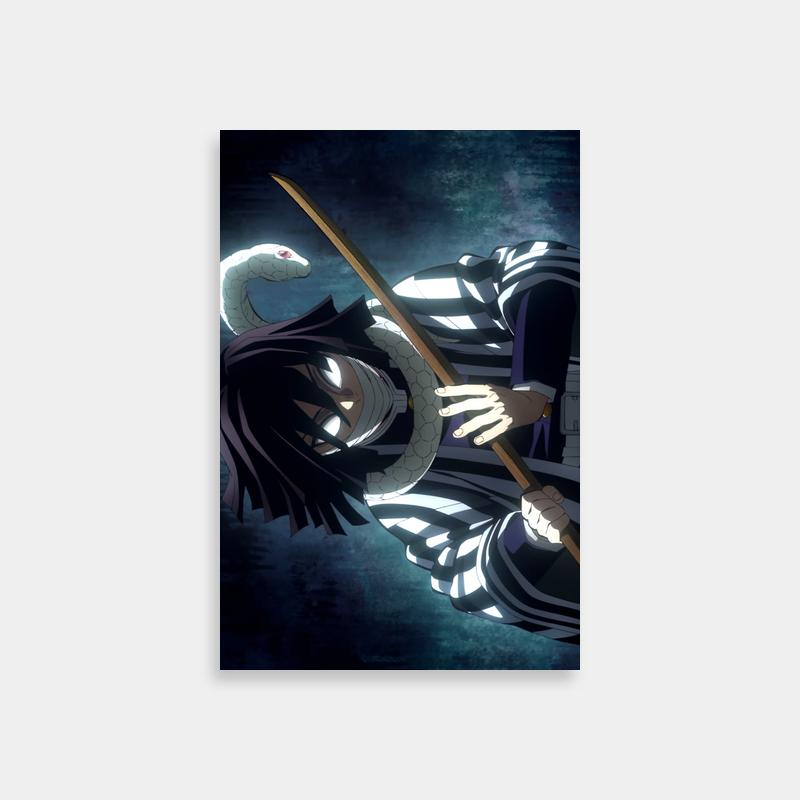 Obanai Iguro & Snake Demon Slayer Art