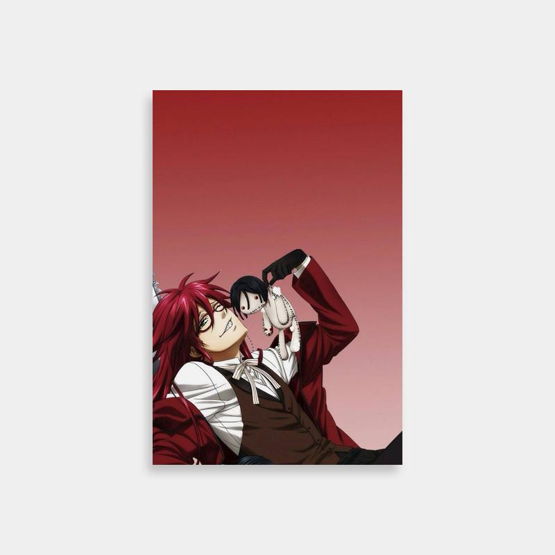Grell Sutcliff Black Butler Anime Duo Poster - Character Pair