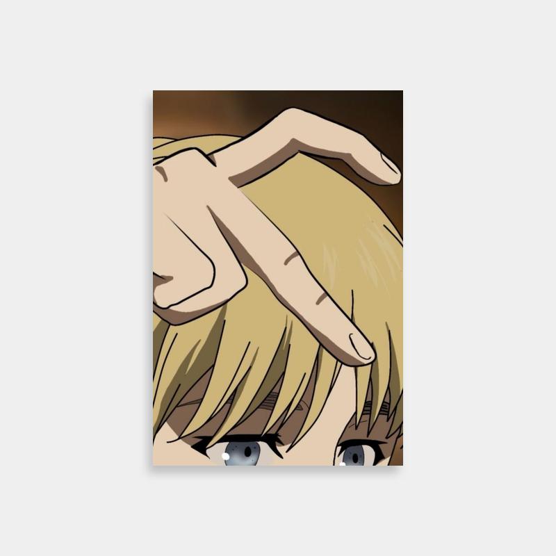 Armin Arlert Attack on Titan Portrait Poster - Blonde Anime Character