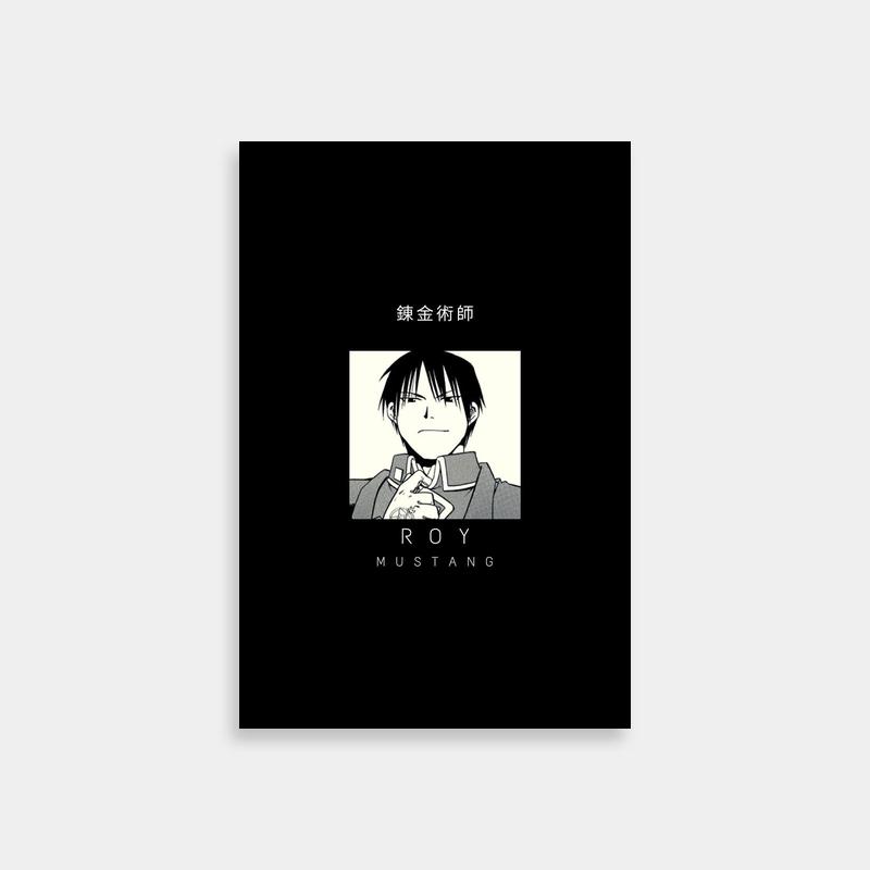 Roy Mustang Fullmetal Alchemist Glasses Poster - Anime Art