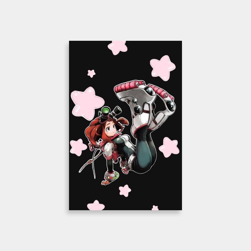 Ochaco Uraraka My Hero Academia Poster - Cartoon Character Holding Giant Object